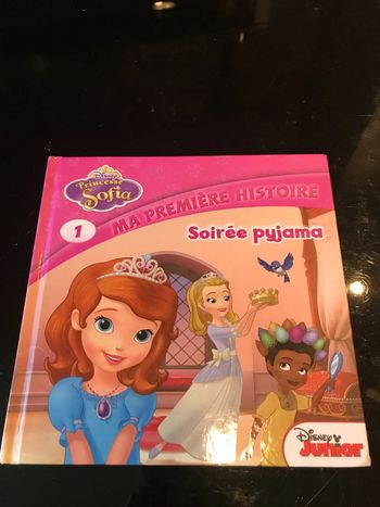 Livre Princesse Sofia Disney soirée pyjama