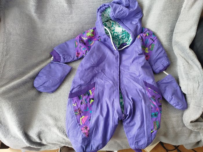Combinaison violette bébé