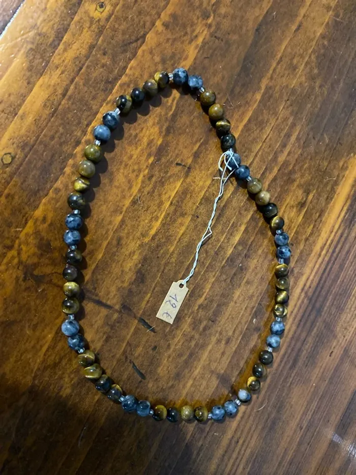 Collier pierres semi précieuses minéraux