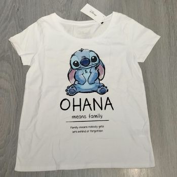 T-Shirt Stitch Ohana Means Family - GIRL (M)