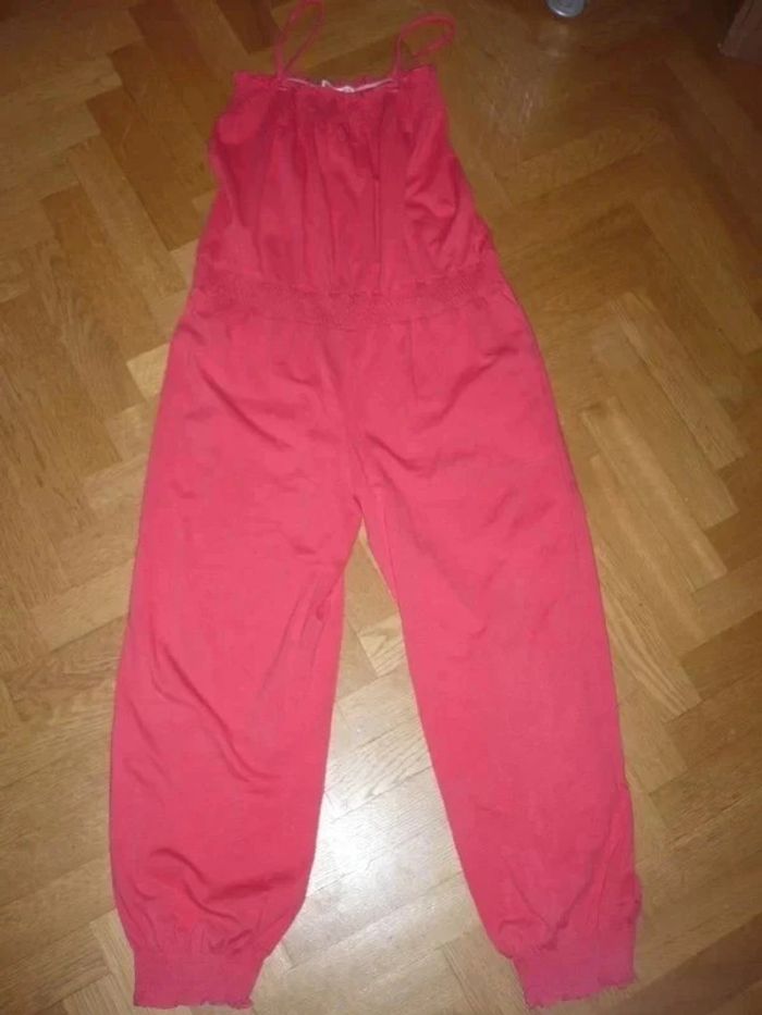 Combinaison été fines bretelles corail 12 ans