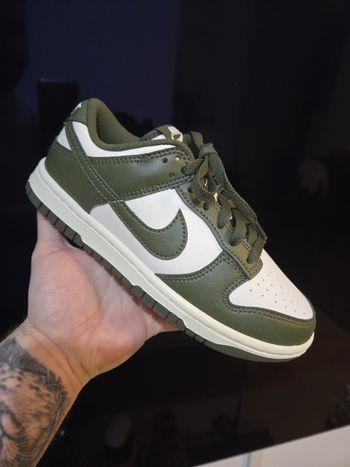 Nike dunk low rétro- taille 36 - neuves authentiques - kaki blanc