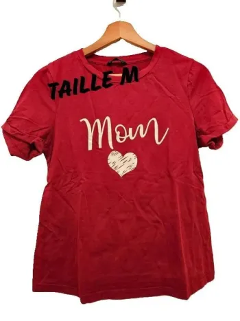 Tee-shirt Rouge - 38/M