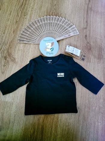 T-shirt manche longue taille 3 mois