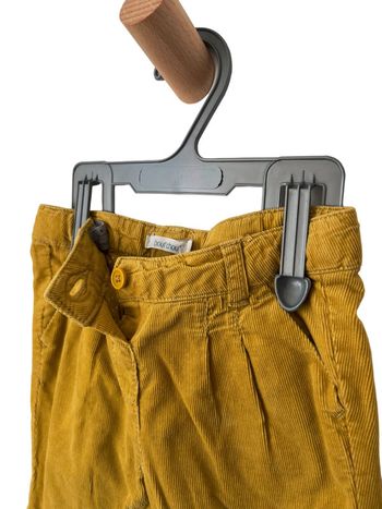 Pantalon en velours côtelé jaune moutarde - Bout'chou 6 mois