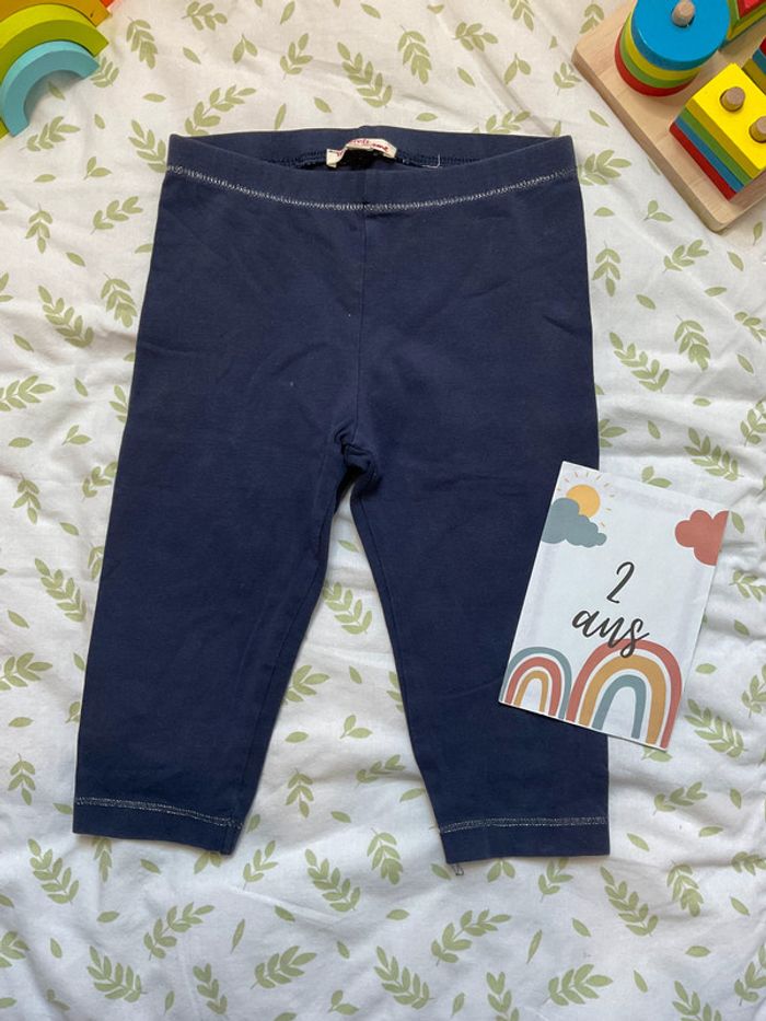 legging court marine 2/3 ans du pareil au même - photo numéro 2