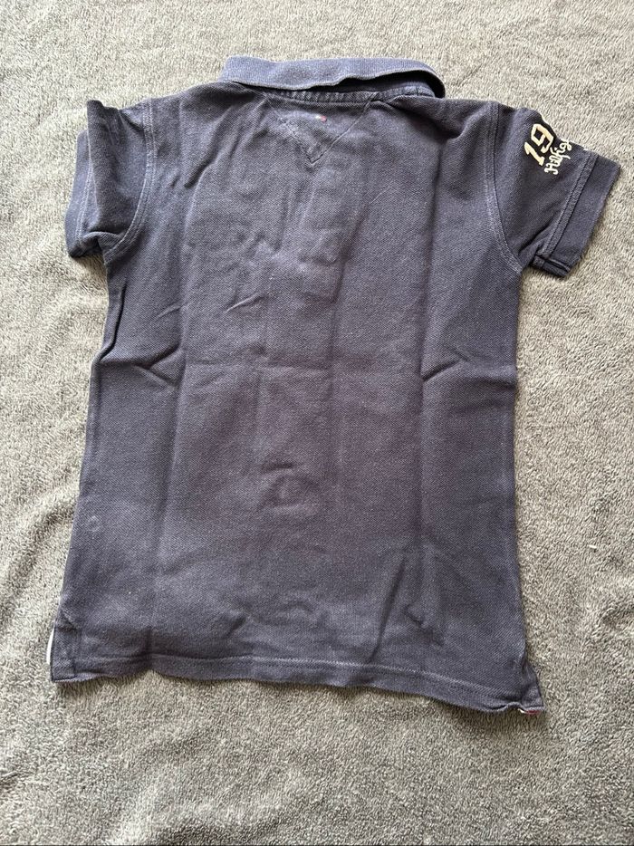 Polo Tommy bleu marine - photo numéro 4