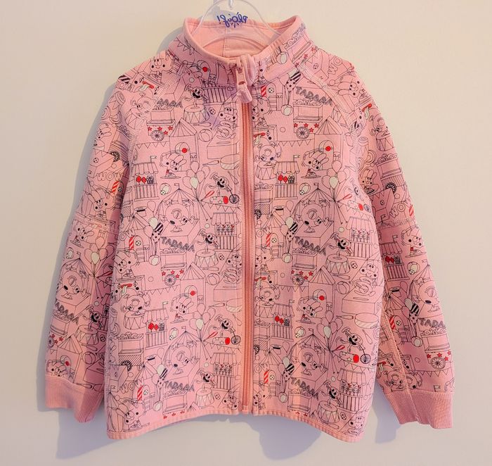 Ensemble survêtement fille 3-4 ans veste réversible - photo numéro 1
