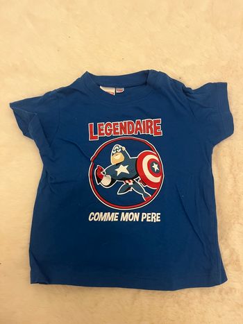 T-shirt Marvel 12 mois