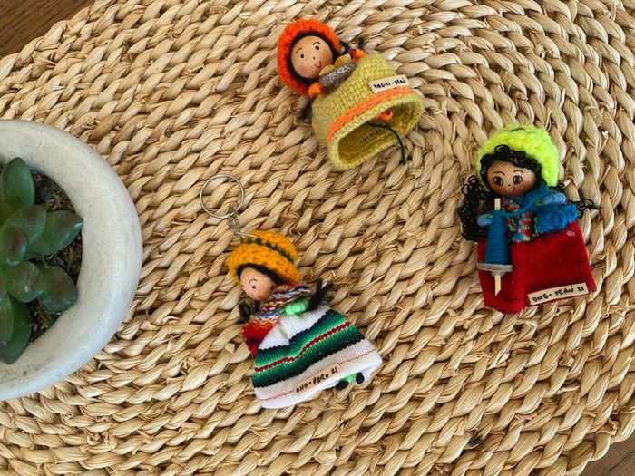 Lot 3 mini poupées Pérou - photo numéro 2