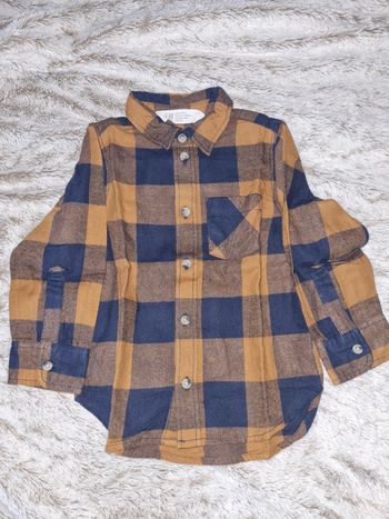 Chemise flanelle de coton 92cm