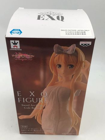 Figurine de collection Banpresto PVC Sword Art Online code register Alice Bath