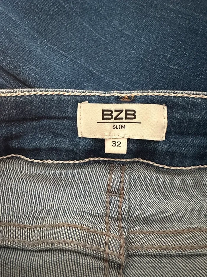 Jeans bizzbee bleu marine 32 neuf sans étiquette - photo numéro 7