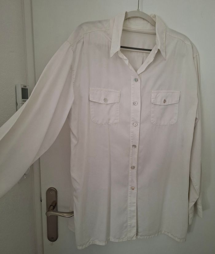 Chemise  blanche  toile coton