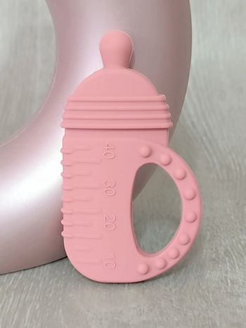 Anneau de dentition pour enfant forme biberon