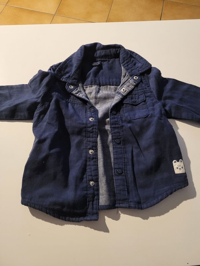 Chemise manches longues 12mois