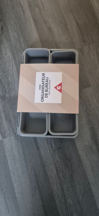 Lot de 5 organisateurs de bureau 