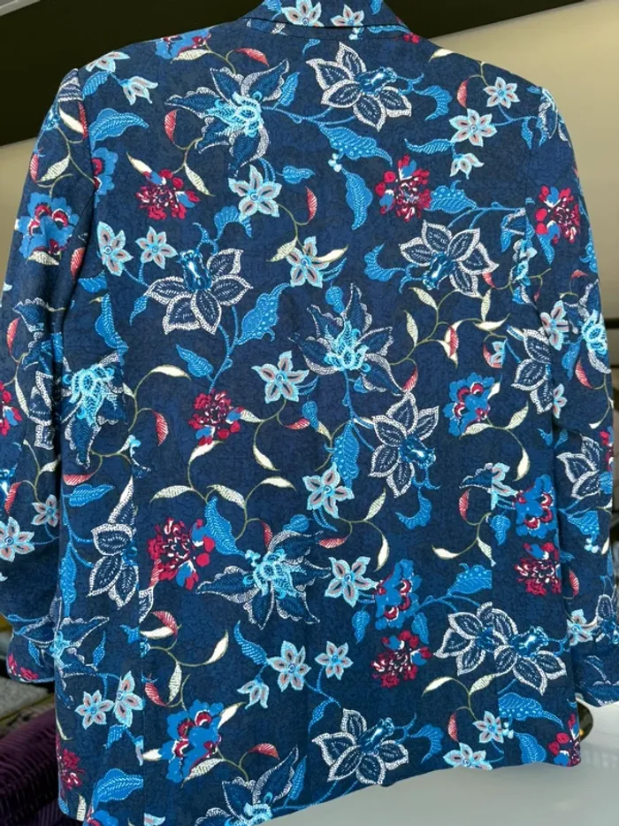Veste imprimé bleu promod - photo numéro 7