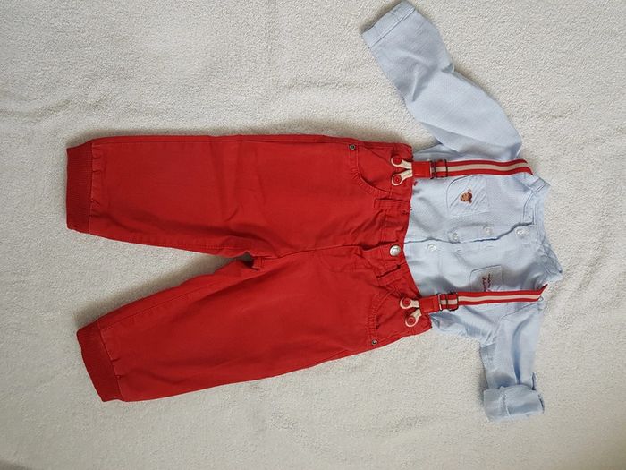 Ensemble pantalon chemise 18 mois - photo numéro 2
