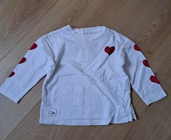 Tee short manche longue coeur
