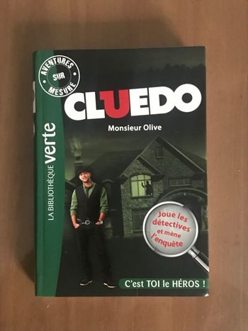 Cluedo Monsieur Olive Bibliothèque Verte NEUF 10 ans