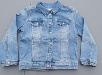 Veste en jeans bleu clair 8 ans fille Gémo