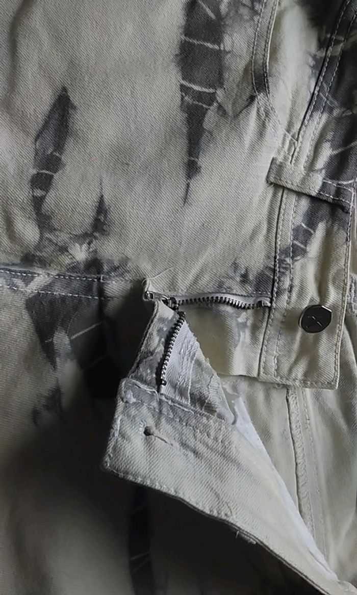 Jean Kokai style délavé jauni & gris - photo numéro 4