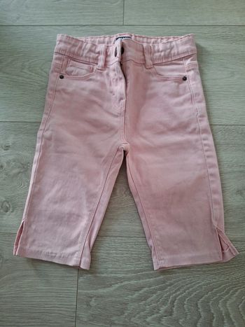 Bermuda slim fit rose Kiabi 7 ans
