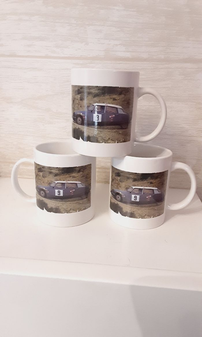 Tasse / mug motif  voiture Citroën DS collection TOTAL