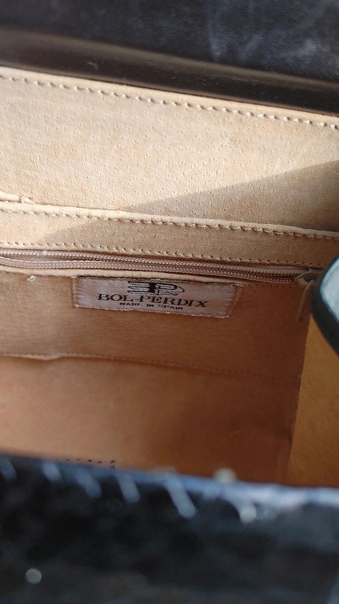 Sac en cuir de serpent vintage - photo numéro 8