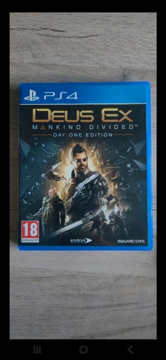 Deus ex jeux ps4