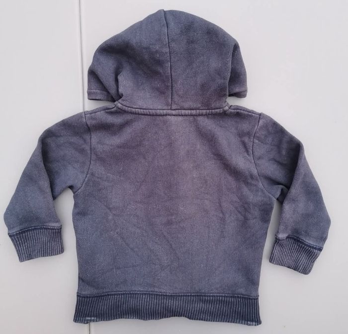 Pull sweat zippé à capuche 2 ans garcon Baby Gap - photo numéro 3
