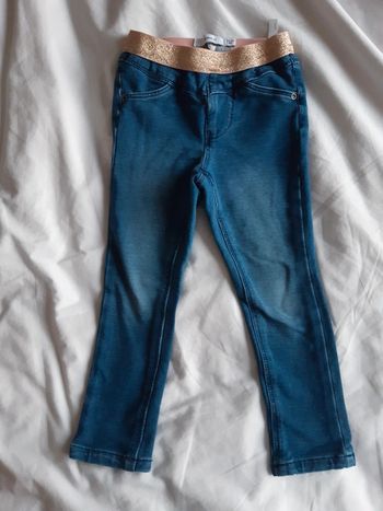 Leggings name it 2 ans effet denim ceinture dorée