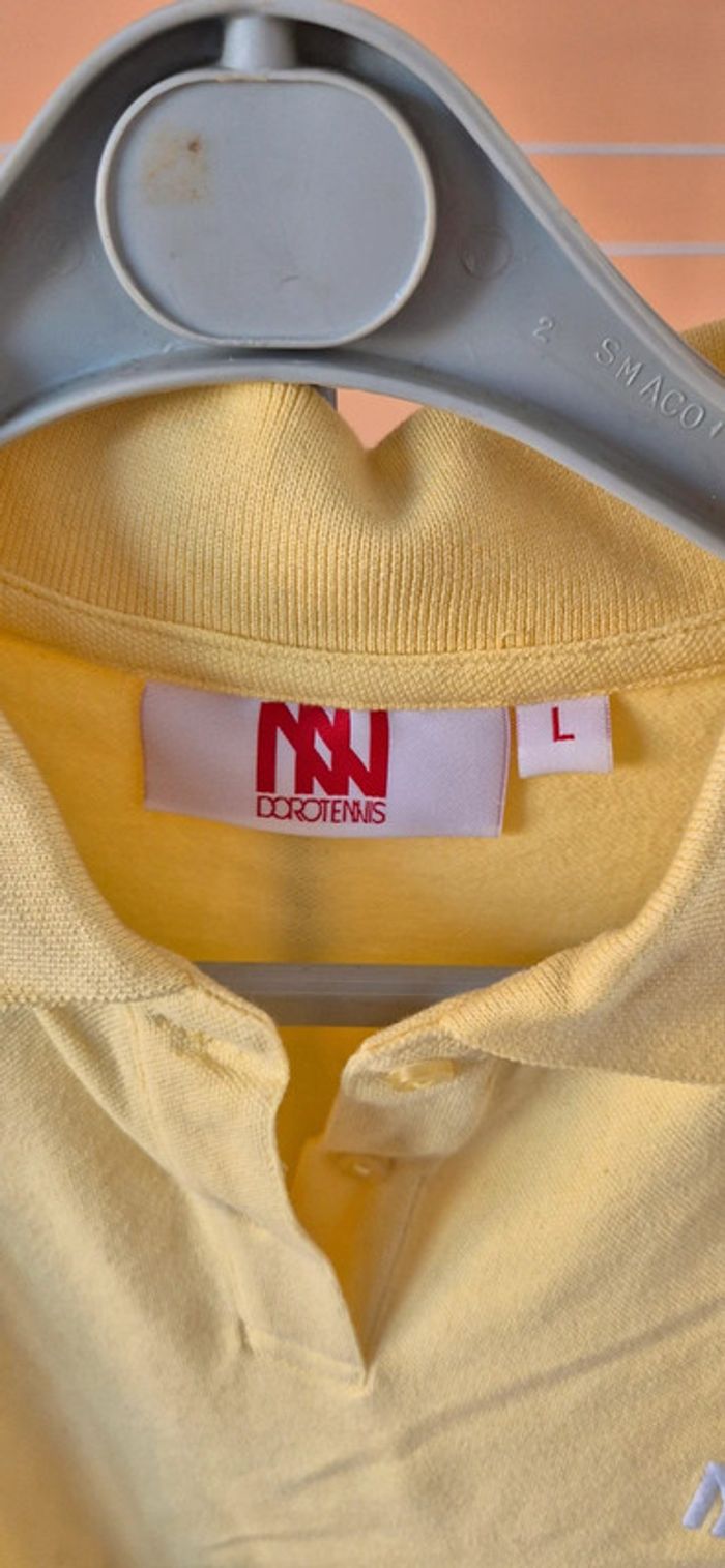 Polo jaune - photo numéro 3