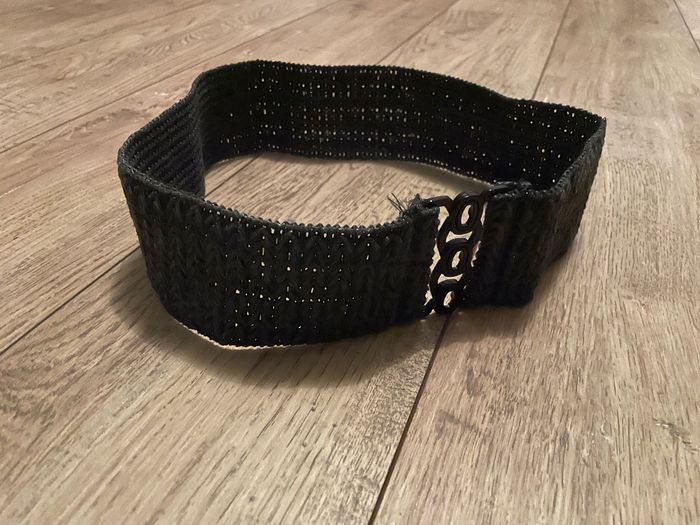 Ceinture noire élastique