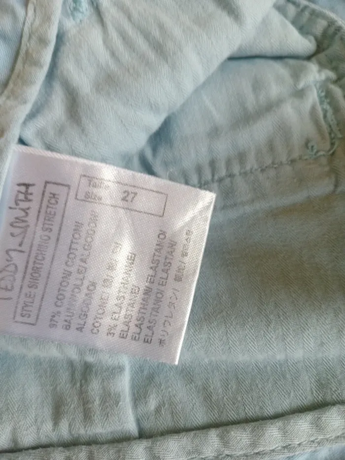 Short chino homme en coton Teddy Smith comme neuf - taille 27 (36-38) - photo numéro 15