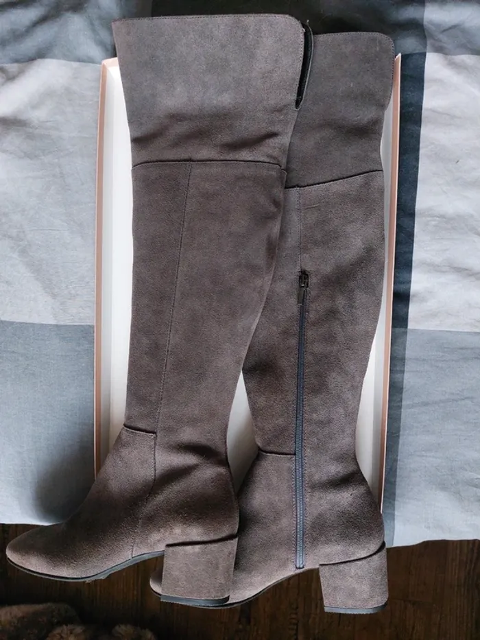 Cuissardes Morgan en cuir – neuves – Taille 37