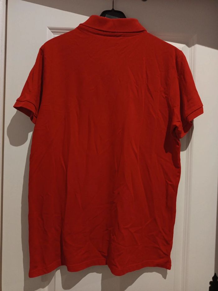 🔝 T-shirt polo manches courtes Monoprix basic fit rouge taille L 100% coton - photo numéro 2