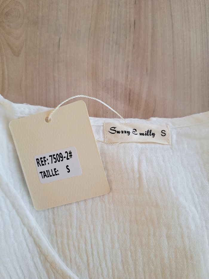 Chemise en coton taille S marque Suzzy & Milly - photo numéro 5