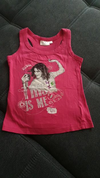 Débardeur rose dos nageur taille 10 ans marque violetta de Disney