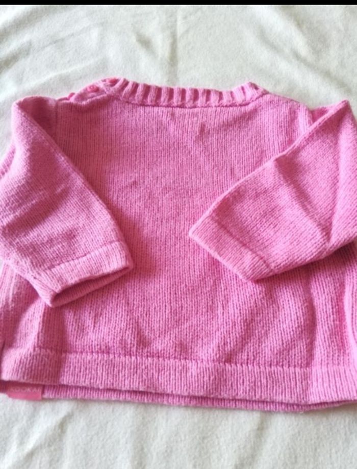Pull col rond fille 6 mois KOOKAÏ - photo numéro 2