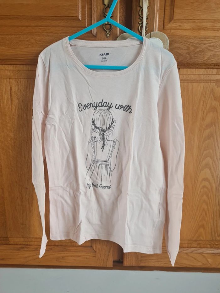 Lot 12 t shirt manches longues okaidi kiabi c&a - photo numéro 10