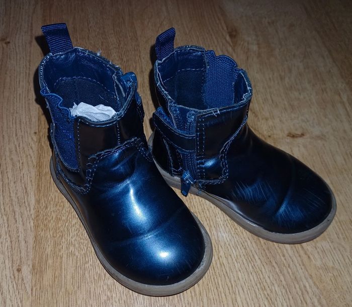 Bottines bleu marine 19 - photo numéro 2