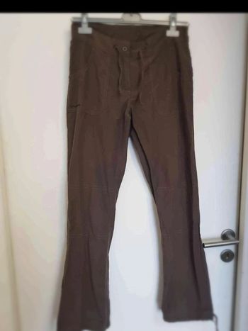 Pantalon coton style toile taille 38