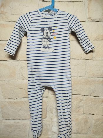 Pyjama bébé Mickey – Taille 18 mois
