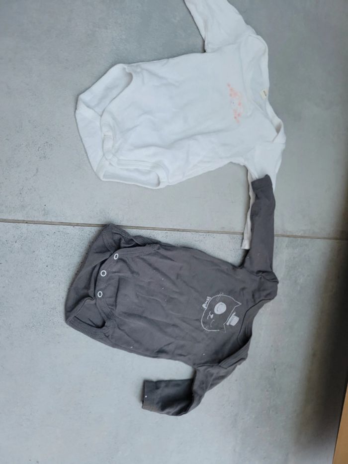 Lot bodies 3 mois bébé fille manche longue