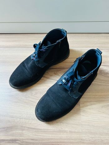 Bottines marines en Daim Homme Pointure 43