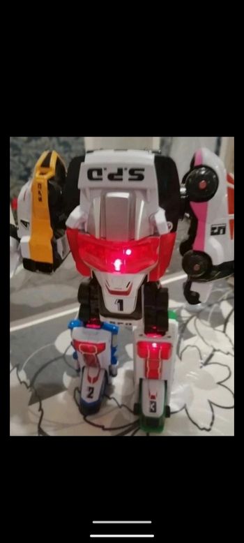 Robot Power Rangers S-P-D, DX Megazord Delta  Squad, Bandaï.  Année 2004