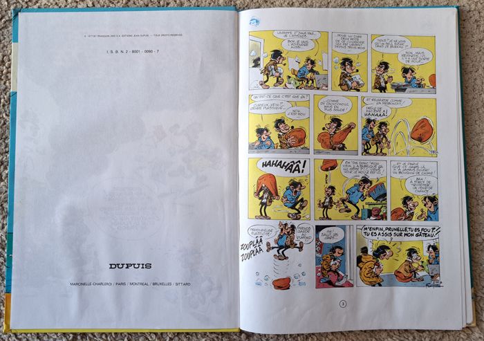 📚 BD Gaston tome 8 Lagaffe nous gatte - 1985 - photo numéro 2