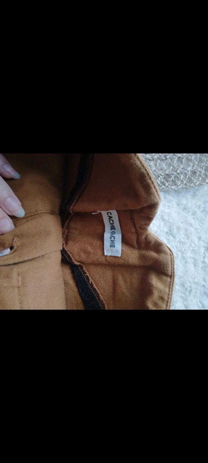 🌸Pantalon moutarde cache cache 34🌸 - photo numéro 5